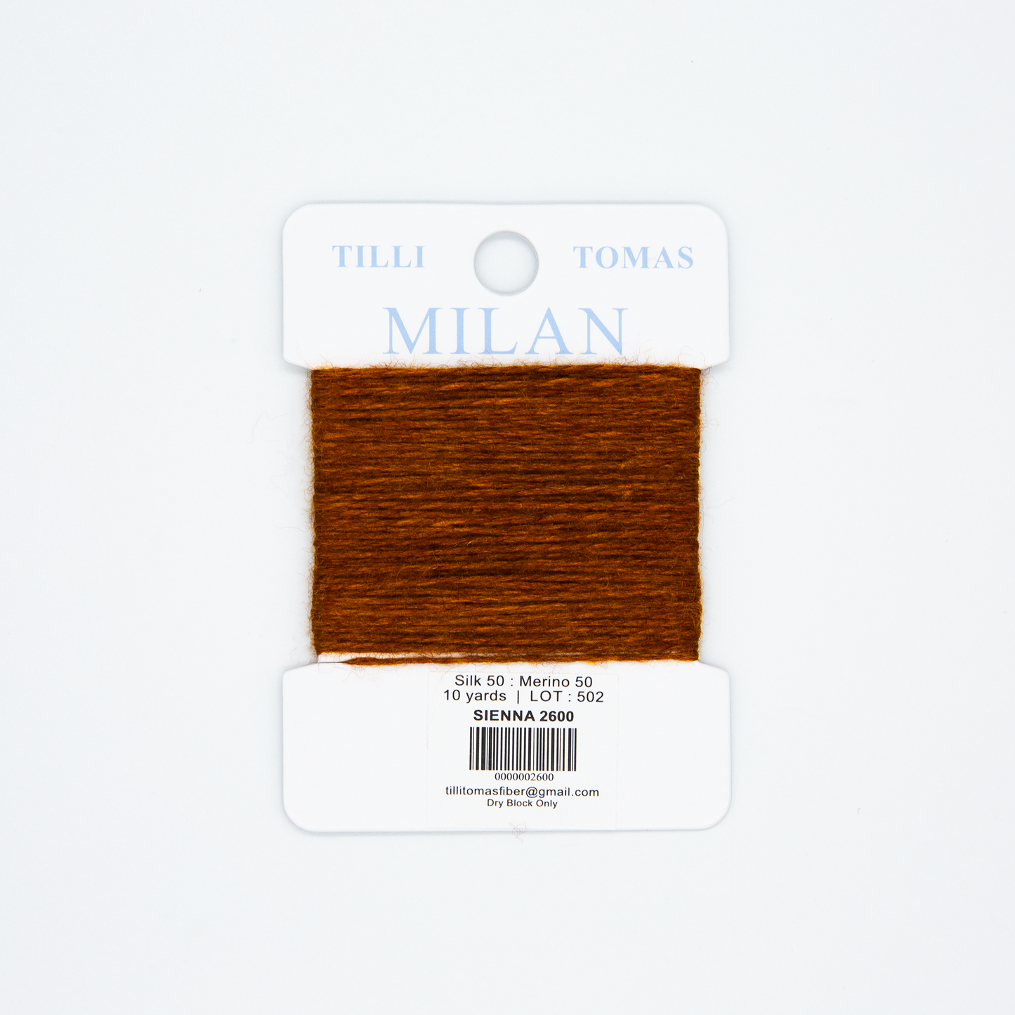Milan Card - Sienna