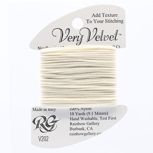 V202 White - Very Velvet