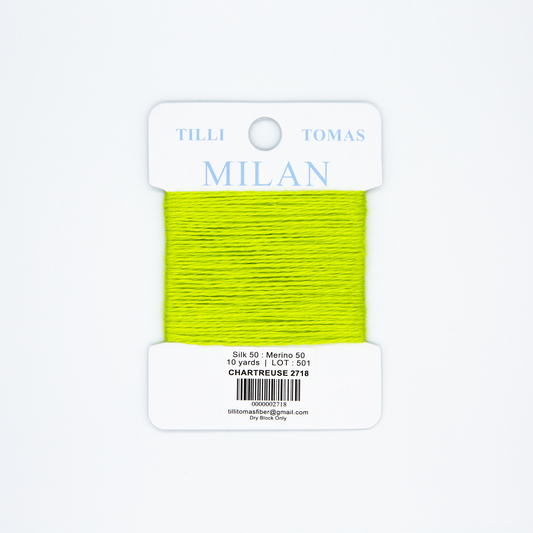 Milan Card - Chartreuse