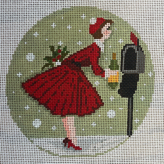 Betty Loves Bubbles # 2 (Mailbox) by Gingham Stitchery