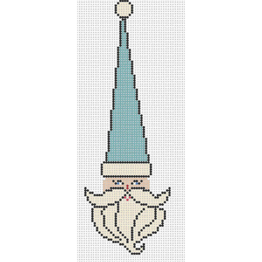 Retro Santa Teal Hat by The Collection Designs