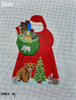 Santa with Baby Forest Animals (Two Sided) by Susan Roberts