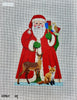 Santa with Baby Forest Animals (Two Sided) by Susan Roberts