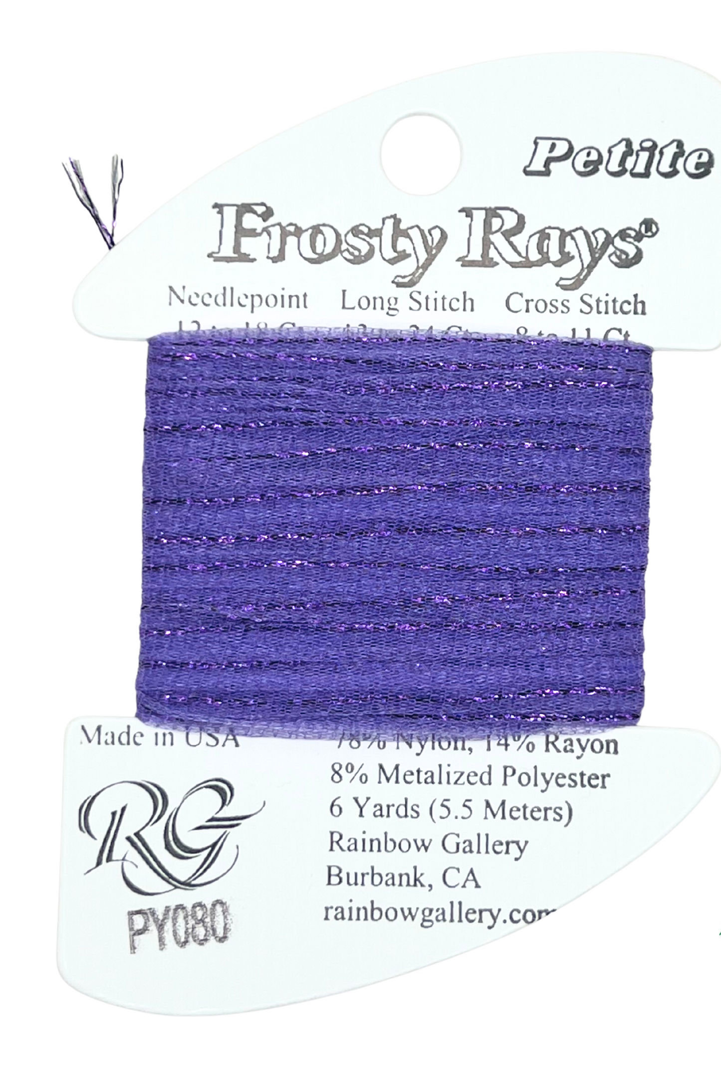 PY080 -Red Violet - Petite Frosty Rays