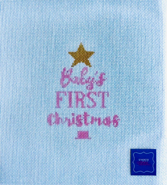 Baby First Christmas Pink