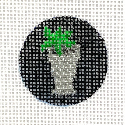 PKR-43 Planet Earth Key Ring Insert Mint Julep on black