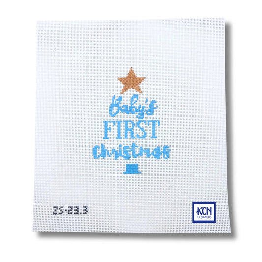 Baby's First Christmas Tree Blue