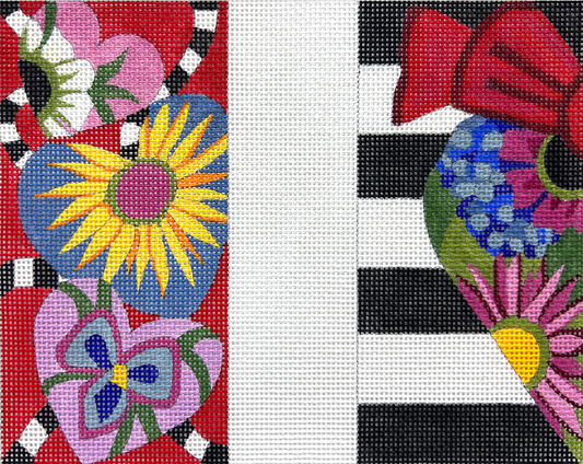 Floral Heart Eyeglass Case by Alice Peterson
