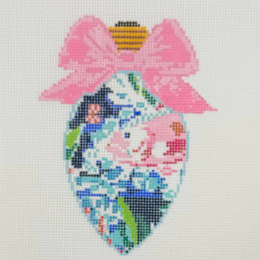 Bow Bulb Fish by Blue Waters Needlepoint