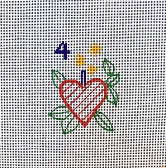 Mini Mahj Tile by Kate Dickerson