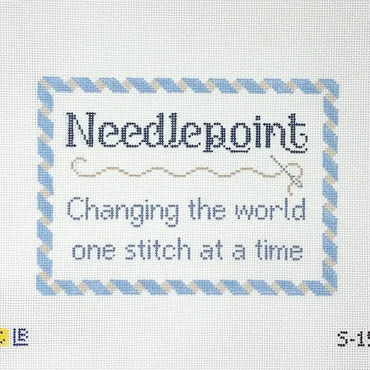 "Needlepoint...one stitch at a time" by Lauren Bloch Designs S-15