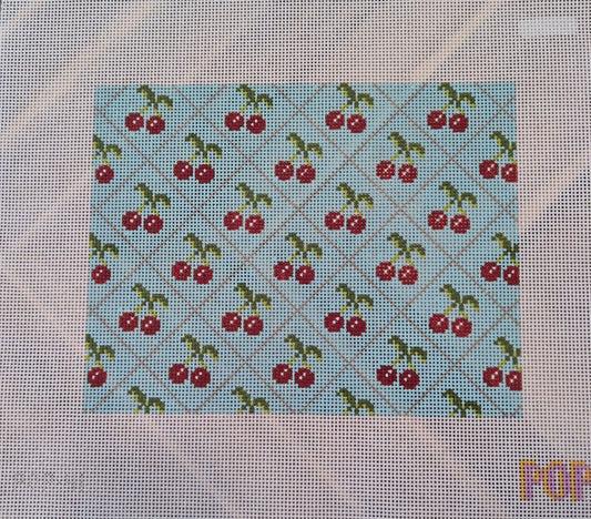 Blue Cherry 7x10 by Pop Needle Arts