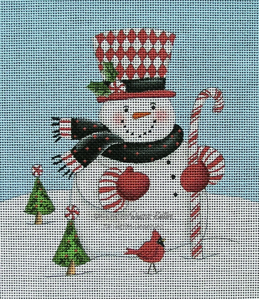 DKSN03A Snowman Harlequin Hat