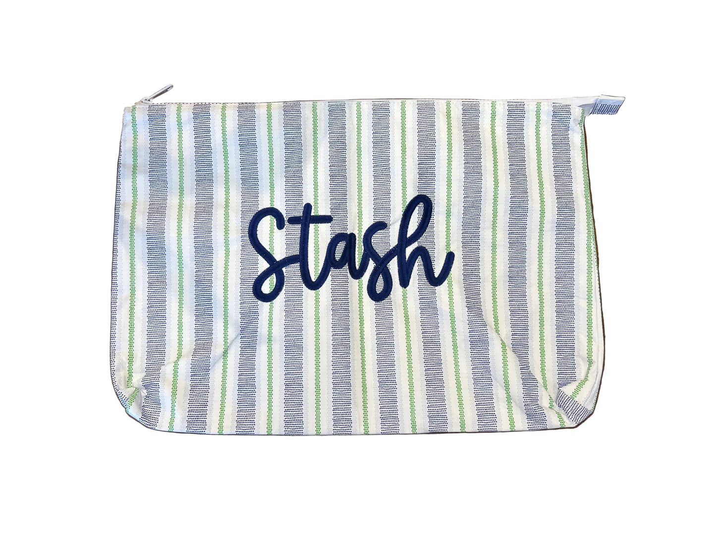 Jumbo Papagallo Stripe Stash Bag by Wipstitch