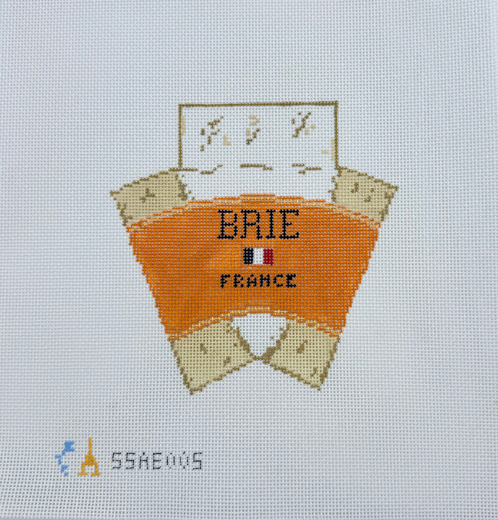 Brie Cheese Wedge 3D by Allie Eagan