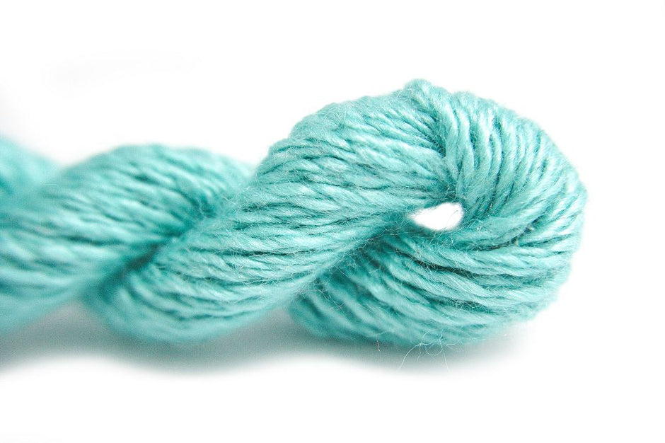 22 - Turquoise - Silk & Ivory