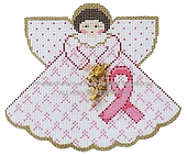 Pink Ribbons of Hope Angel (no charm)