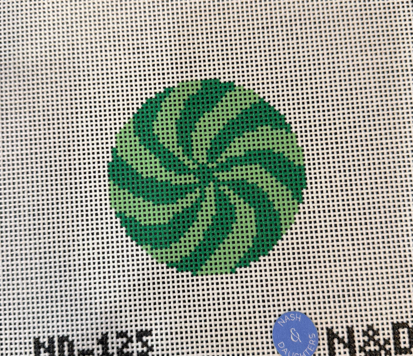 Green Peppermint by Nash & Daughters Needlepoint