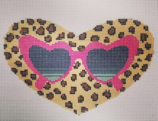 Leopard Print Sunglass Pin by Janice Holden Designs