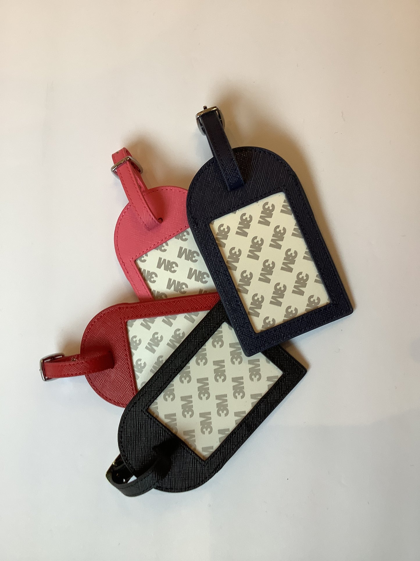 Self Finishing Leather Luggage Tag