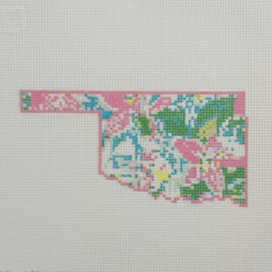 State Palm Oklahoma by Blue Waters Needlepoint