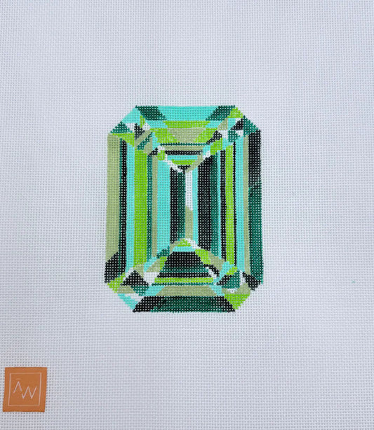 Emerald Gemstone by Audrey Wu