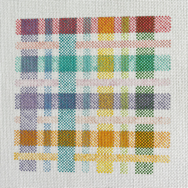 Pastel Plaid by Blueberry Point Canvas