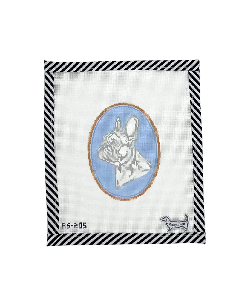 The French Bulldog Cameo by Atlantic Blue