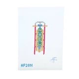 Sled with Noel 14 Mesh Needlepoint Canvas