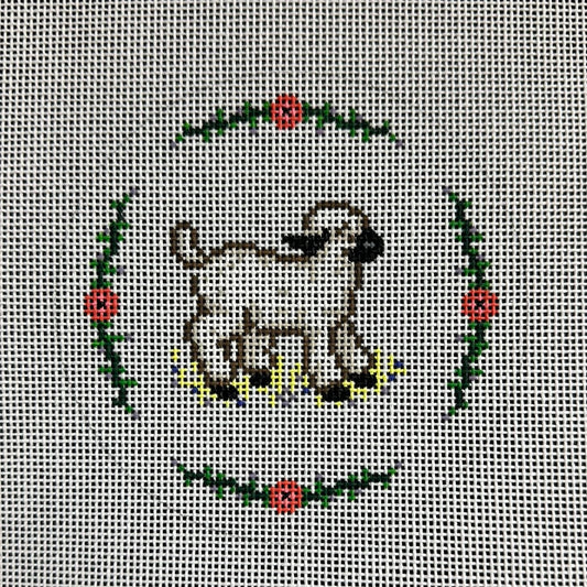 Lamb Round by Stitches in Time