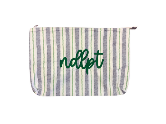Jumbo Papagallo Stripe Stash Bag by Wipstitch