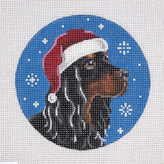 Gordon Setter Santa by Pepperberry  DG-24