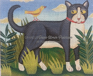 DP-AN01-SG Animals: Temptation Cat Stitch Guide by Kathy Gerachis