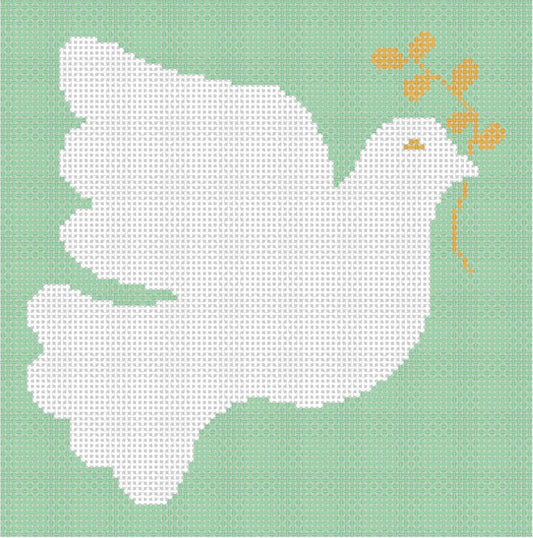 Dove w/ Olive Branch Green by The Collection Designs