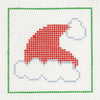 Santa Hat Kit by DeElda Beginner Needlepoint Kit