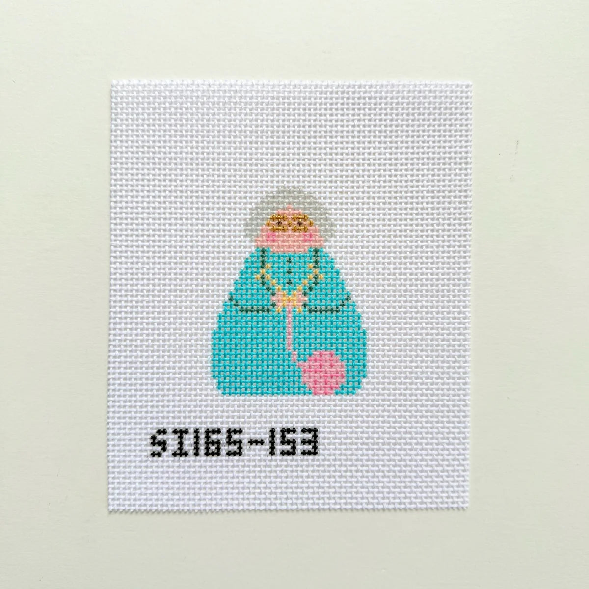 Knitting Angel Needlepoint Canvas