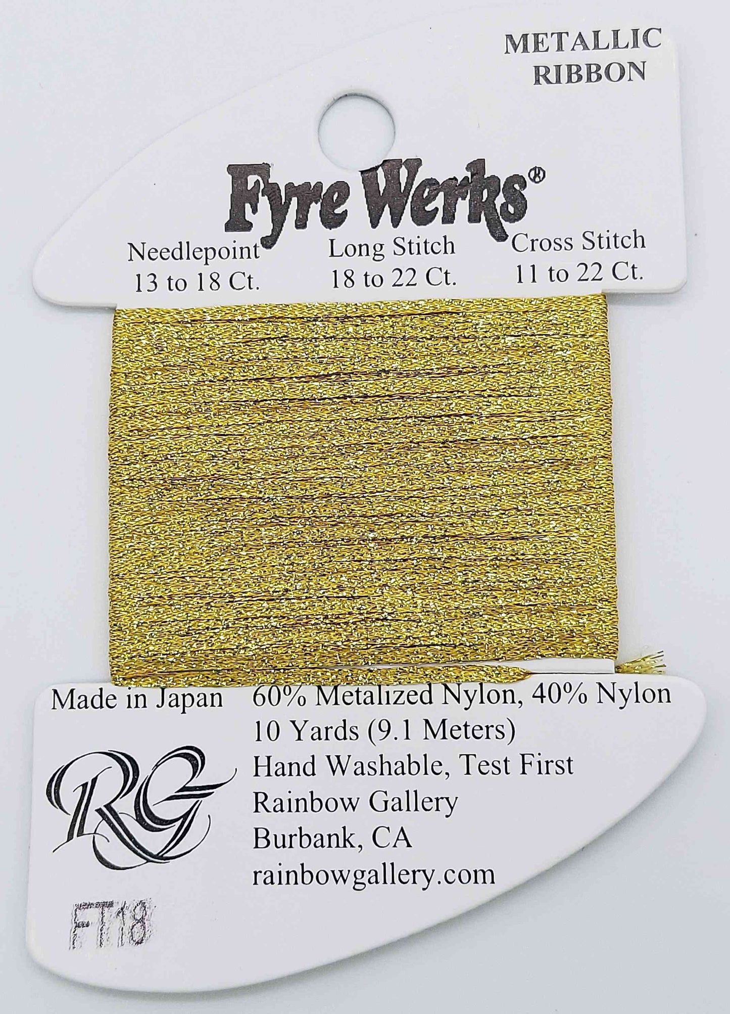 FT18-Yellow Gold - Fyre Werks Soft Sheen