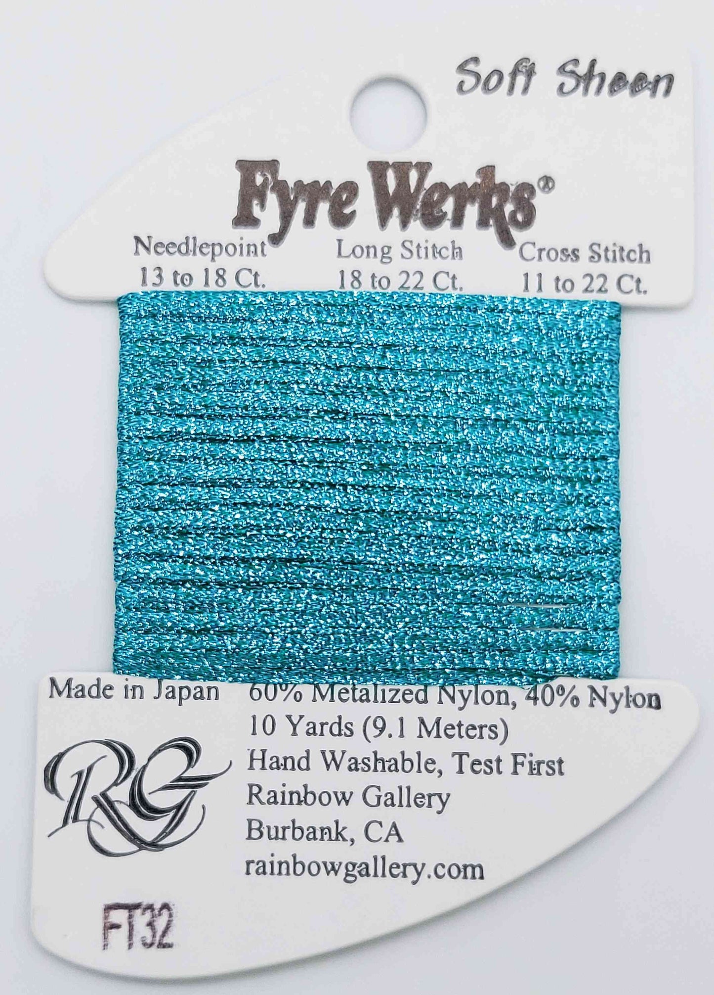 Fyre Werks Soft Sheen FT32 Dark Teal