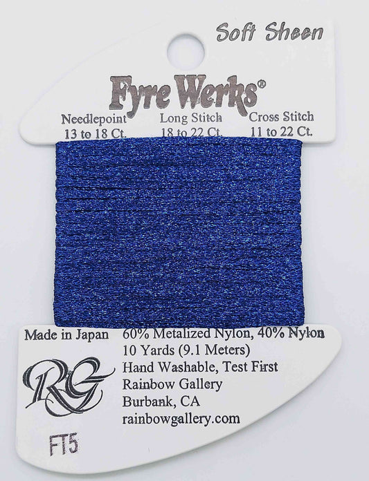 Fyre Werks Soft Sheen FT5 Navy Blue