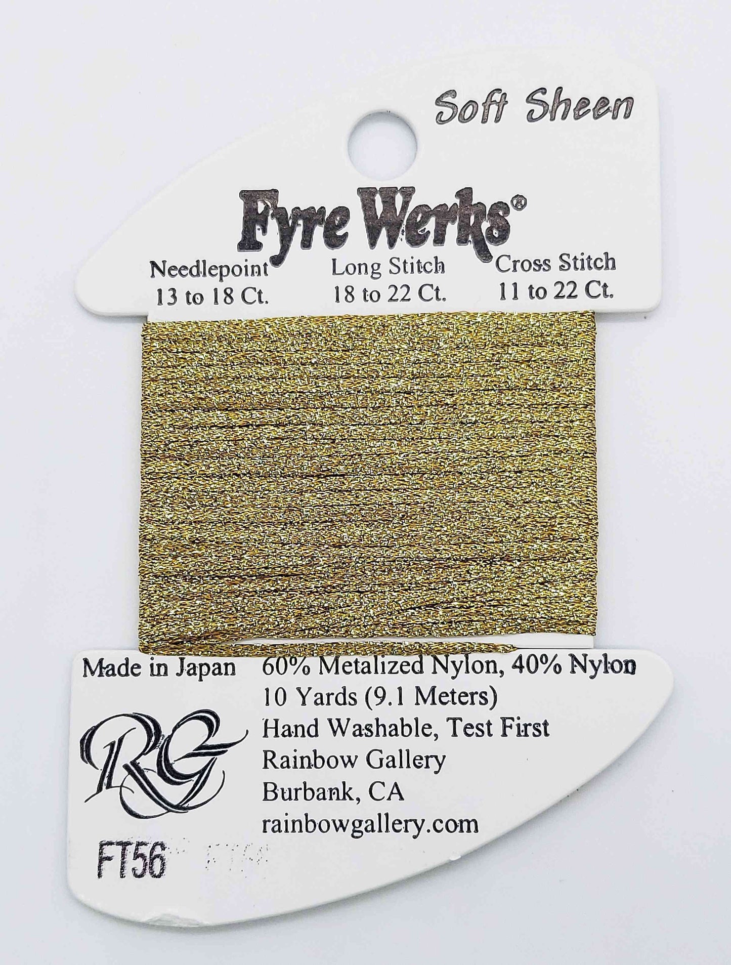 FT56 - Vintage Gold - Fyre Werks Soft Sheen