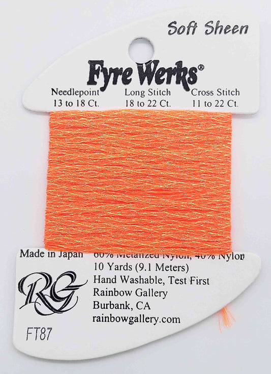 Fyre Werks Soft Sheen FT87 Vibrant Orange