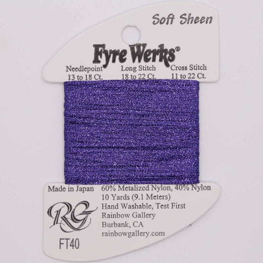 Fyre Werks Soft Sheen - Dark Periwinkle FT40