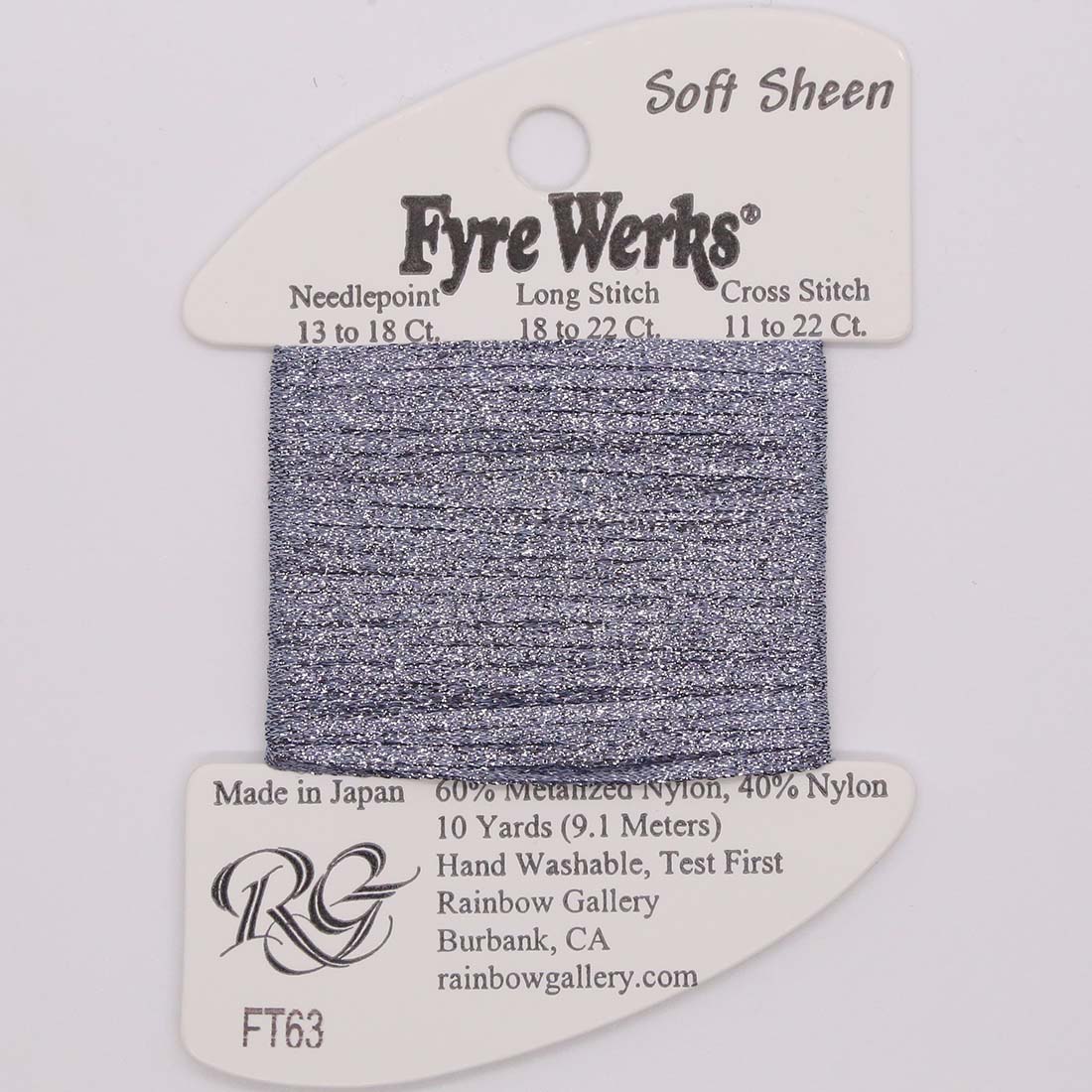 Fyre Werks Soft Sheen FT63 Vintage Silver