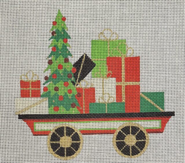 Christmas Train-Tree Car by Raymond Crawford