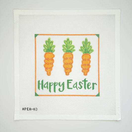 Happy Easter Carrots by A Poor Girl Paints