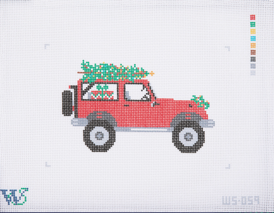 Holiday Jeep by Wipstitch