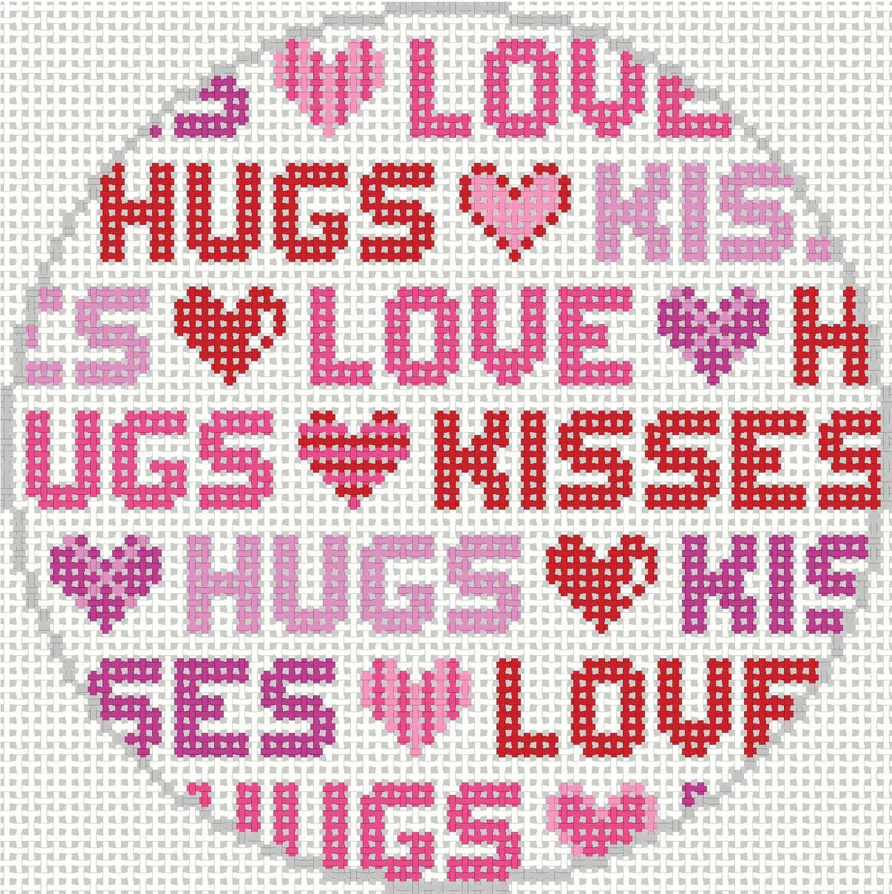 Love, Hugs, Kisses Valentine by The Collection Designs
