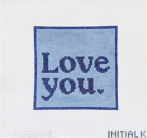 Love You - Blue by Initial K Studio