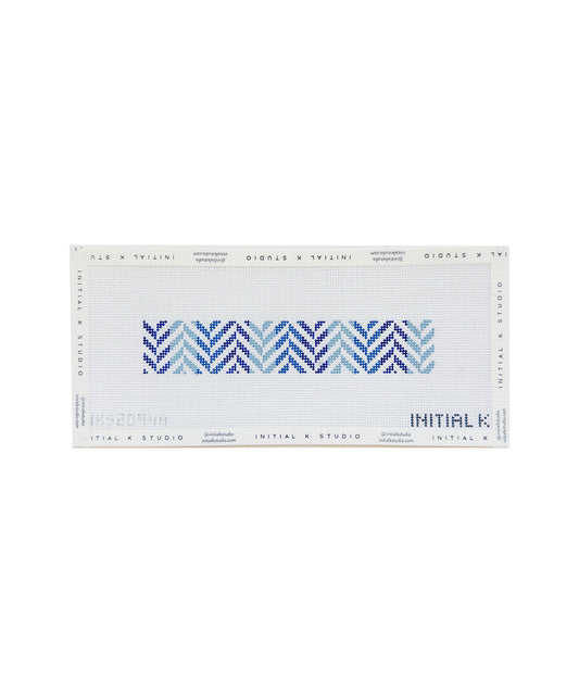 Herringbone Fob - Blue by Initial K Studios