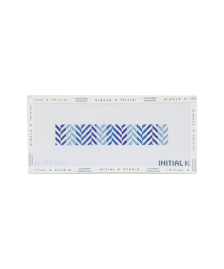Herringbone Fob - Blue by Initial K Studios